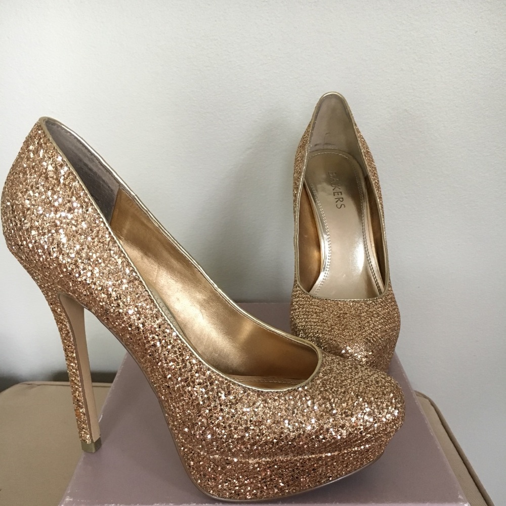 Bakers | Melina SG | Gold Sparkle | Size 9